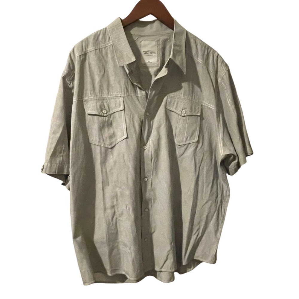 Jordan Craig Short Sleeves Snap Button Shirt size 3XL